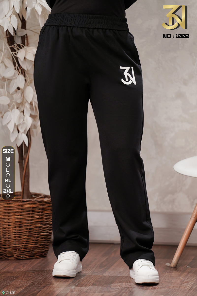Over size sweet pants Black