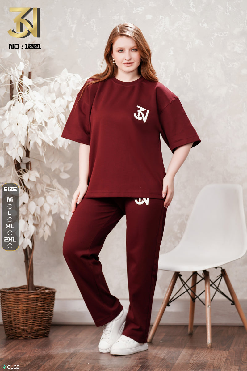 Over size suit Burgandy