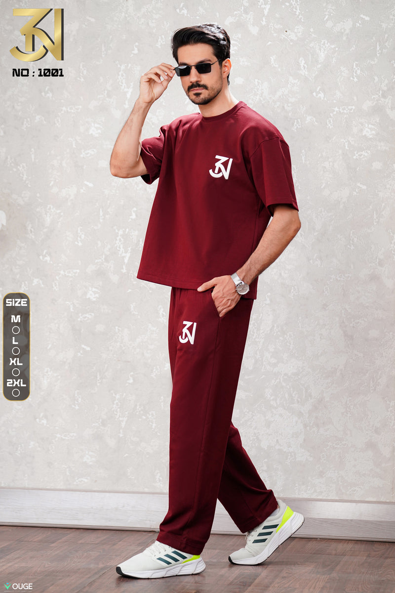 Over size suit Burgandy