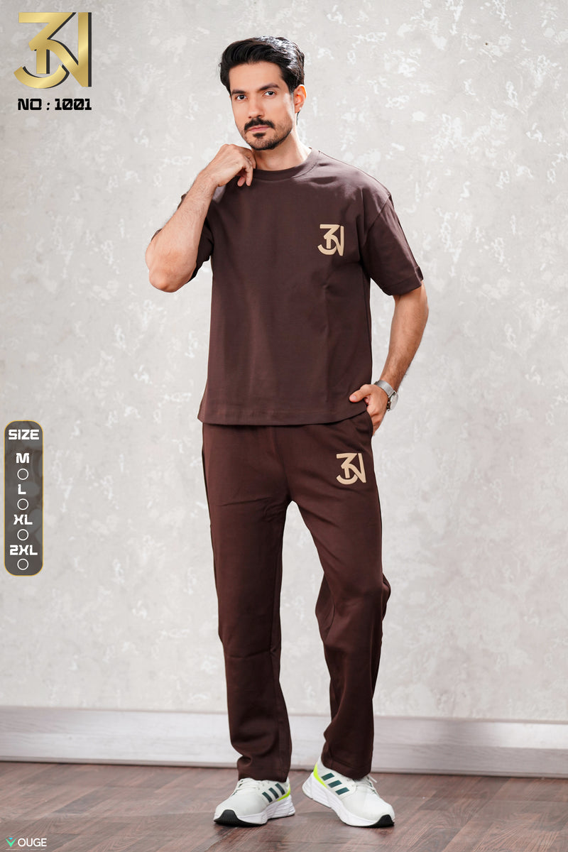 Over size suit brown