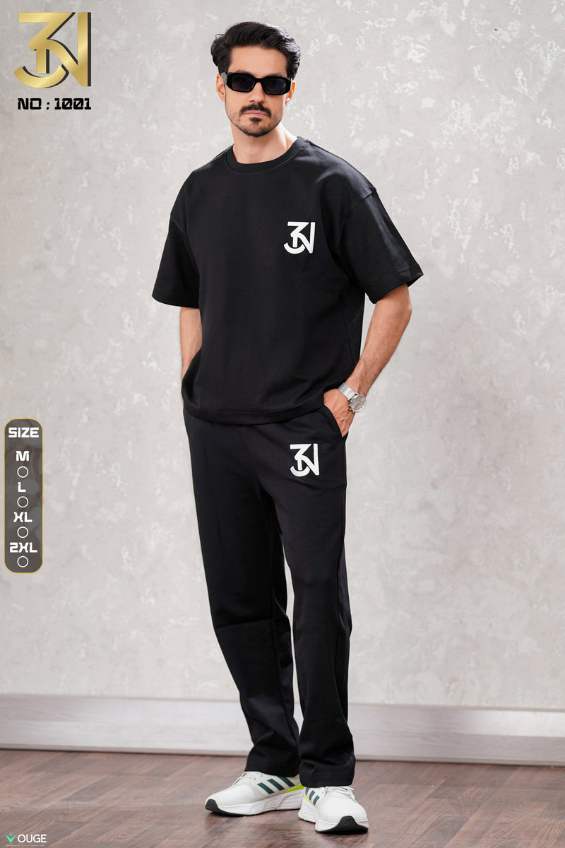 Over size suit Black